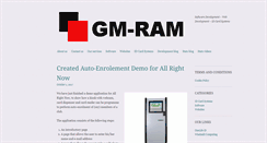 Desktop Screenshot of gm-ram.com